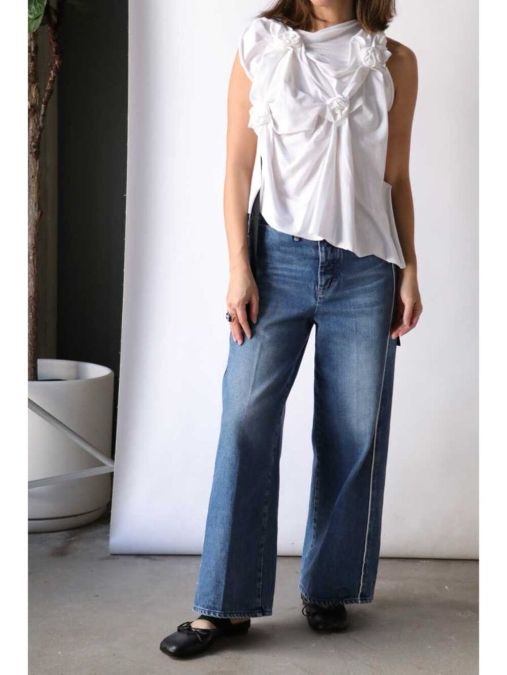 Tanaka The Selvedge Jean Trousers in Vintage Blue